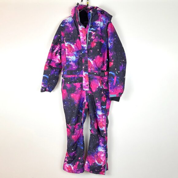 Bluemagic Womens Snowsuit One Pieces Ski Suits Jumpsuits Colorful Coveralls M - Picture 1 of 13